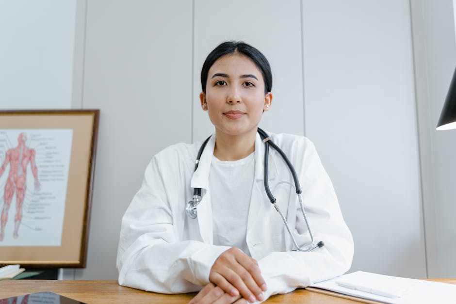 Professional doctor in medical office